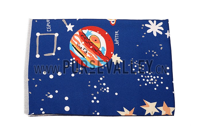Valentino Starry Sky Scarf Blue 621810