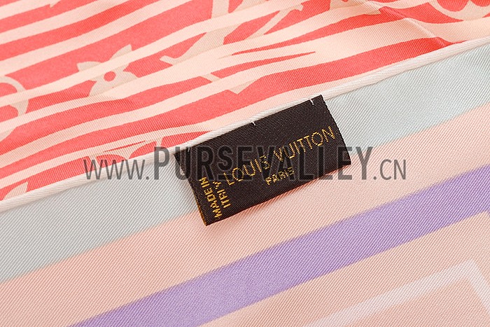 Louis Vuitton Alma Print Scarf Pink 621815