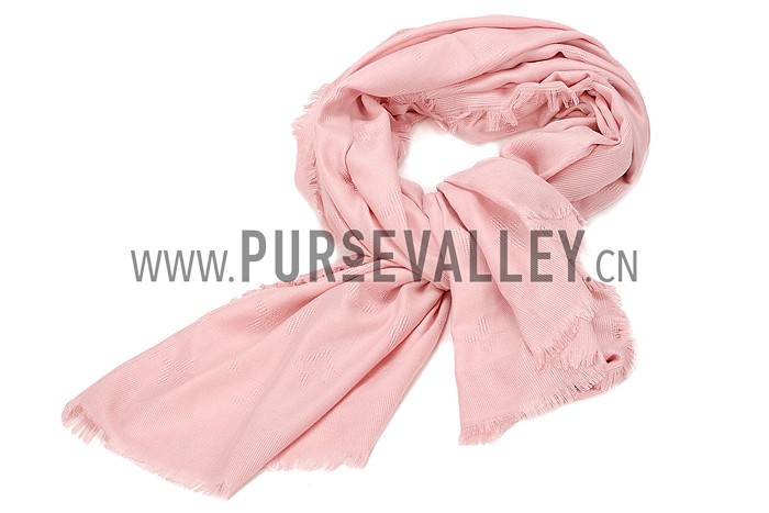 Louis Vuitton Peach Monogram Shawl 621730