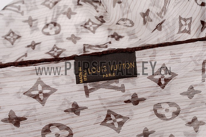 Louis Vuitton Monogram Classic Scarf Brown 621812