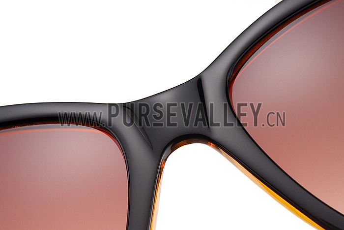 Christian Dior Cat Eye With 3 Stars Brown Sunglasses 308024