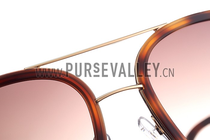 Tom Ford Cyrille Aviator Brown Frame Sunglasses 307899