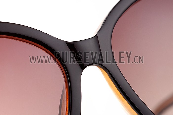 Louis Vuitton Petal Motif Brown Frame Sunglasses 308112