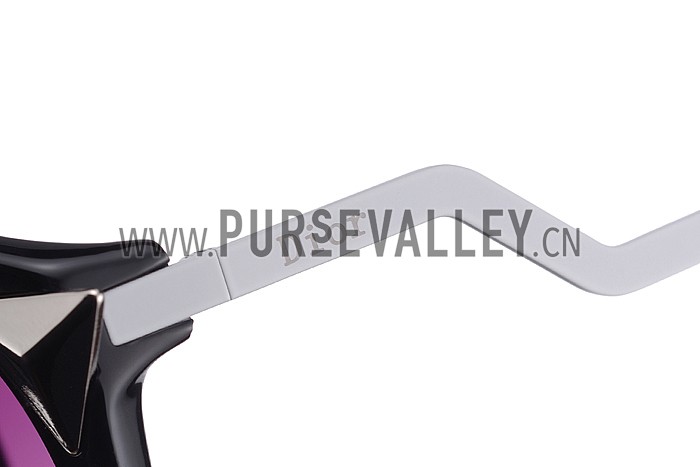 Dior Zig-Zag White Rims Sunglasses 307872