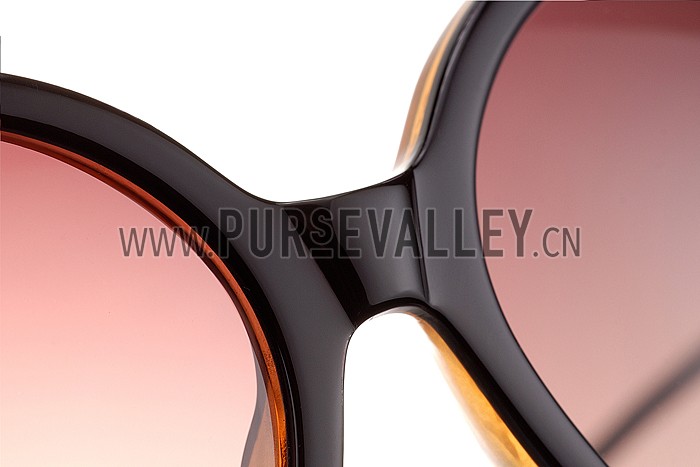 Gucci Guccissima Pattern Brown Frame Sunglasses 308083