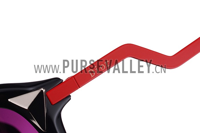 Dior Zig-Zag Red Rims Sunglasses 307871