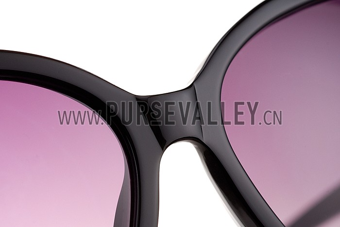 Louis Vuitton Petal Motif Black Frame Sunglasses 308110