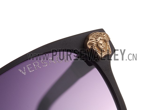 Versace Medusa Black Frame Grey Lenses Sunglasses 308180