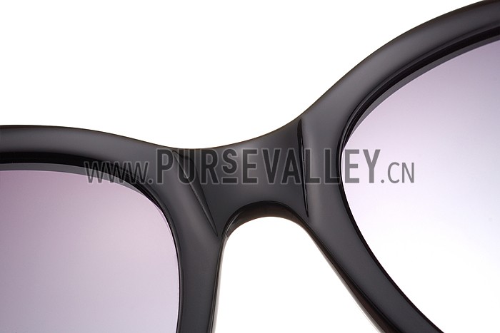 Dolce and Gabbana Black With Silver Roses Sunglasses 308025