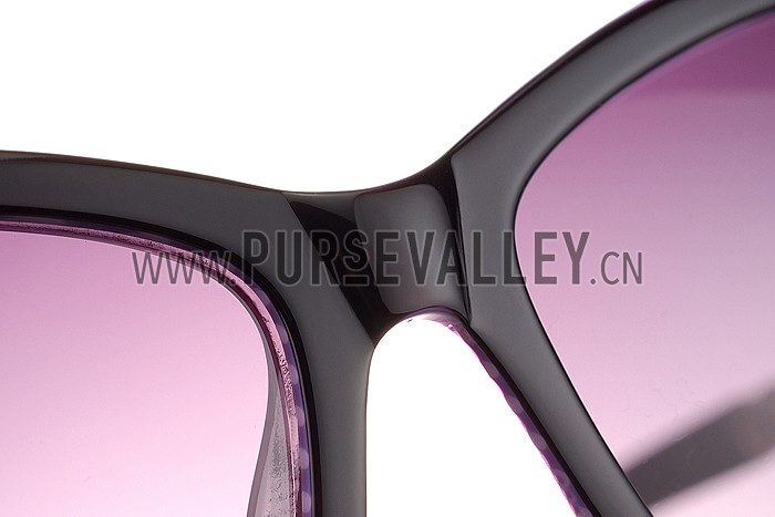 Gucci Diamantissima Purple Frame Sunglasses 308089