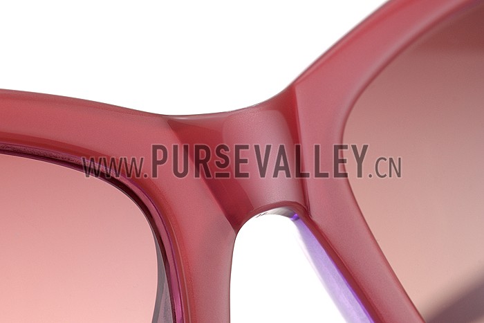 Gucci Diamantissima Red Frame Sunglasses 308090