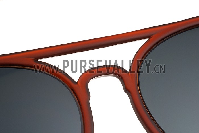 Ray Ban Aviator Liteforce Brown Frame Black Lenses Sunglasses 308168