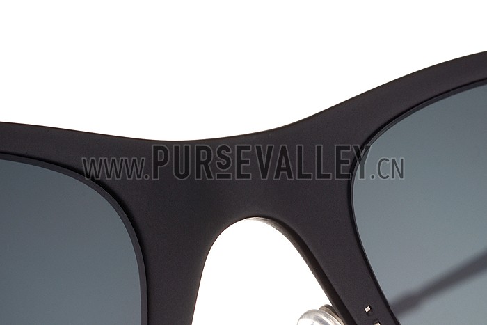 Ray Ban Wayfarer Light-Ray Black Frame Black Lenses Sunglasses 308162