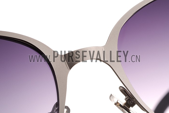 Versace Medusa Silver Frame Grey Lenses Sunglasses 308183