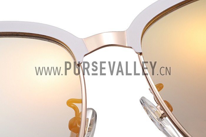 Gucci Cat Eye Gold Frame Sunglasses 308200