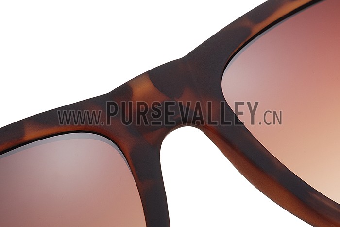 Ray Ban Justin Tortoise Frame Brown Lenses Sunglasses 308237