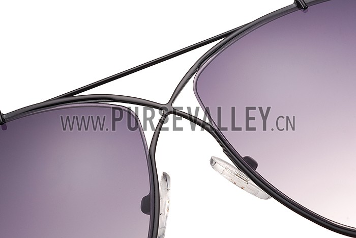 Tom Ford Eva Pilot Black Frame Sunglasses 308239