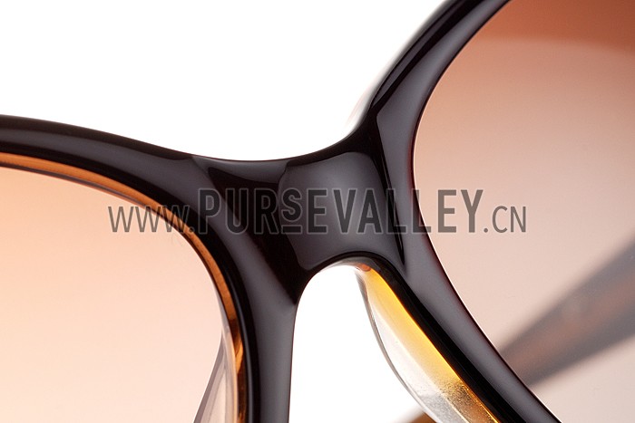 Cartier Decor Panthere Brown Frame Sunglasses 308073