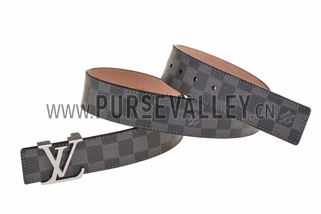 Louis Vuitton Initiales Damier Graphite Belt
