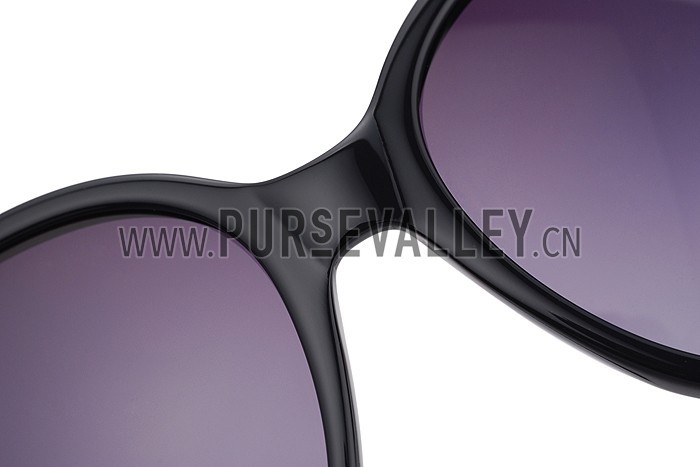 Burberry Butterfly Round Black Sunglasses 307760