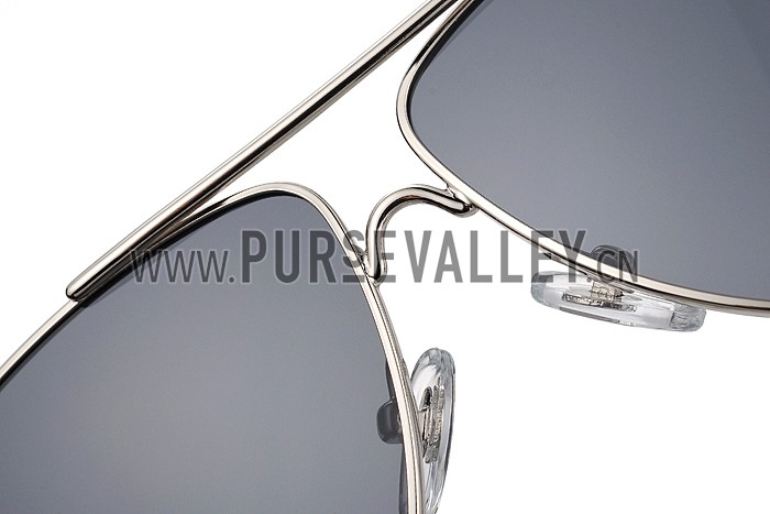 Cartier Wild Panthere Aviator Silver Sunglasses 307801