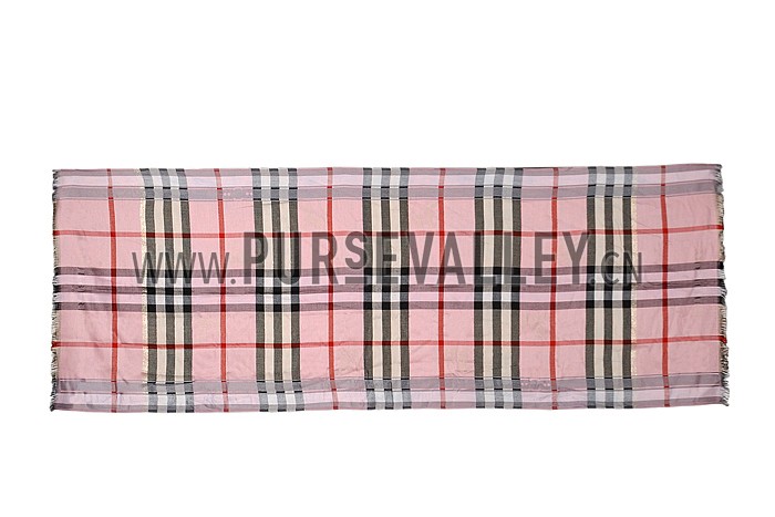 Burberry Heritage Check Bright Viola Scarf 607902