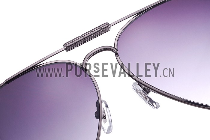 Gucci Aviator Chrome Sunglasses 307821