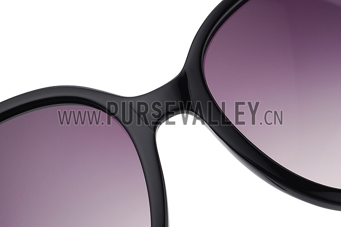 Hermes Carriage Motif Black Sunglasses 307831