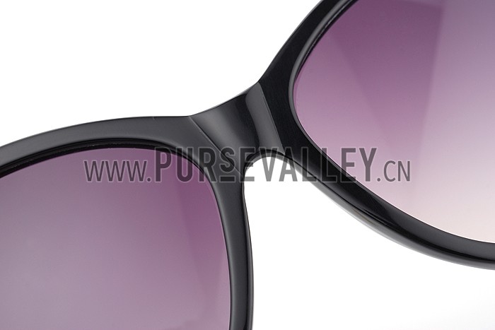 Hermes Chain Motif Black Sunglasses 307834