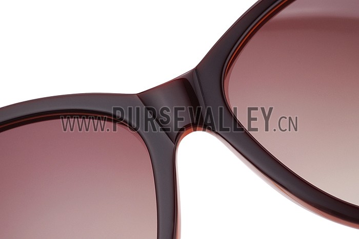 Hermes Chain Motif Orange Sunglasses 307836