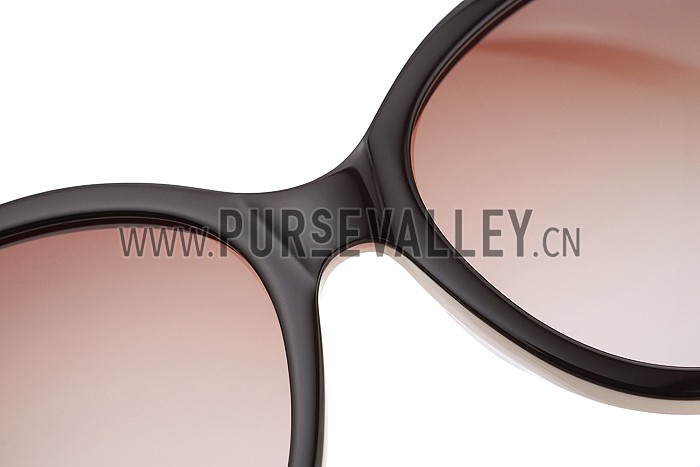 Hermes H Logo Leather Beige Sunglasses 307846