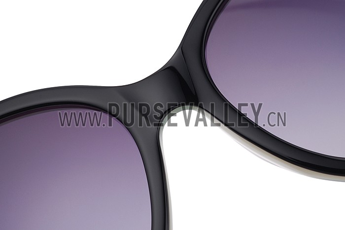 Hermes H Logo Leather Grey Sunglasses 307848