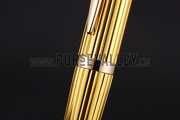 Rolex Rose Gold Rimmed Gold Ballpoint Pen 622805