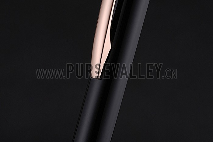 MontBlanc Starwalker Red Gold Rimmed Black Ballpoint Pen 622817