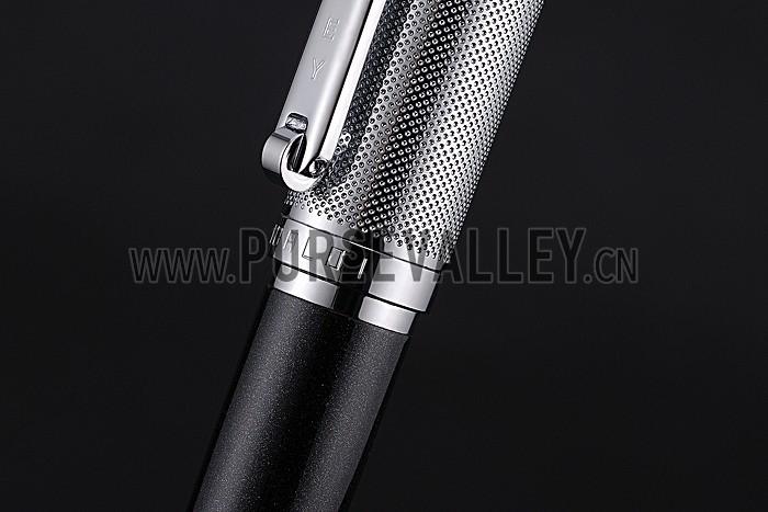 Bentley Silver Tip And Upper Body Black Ballpoint Pen 622789