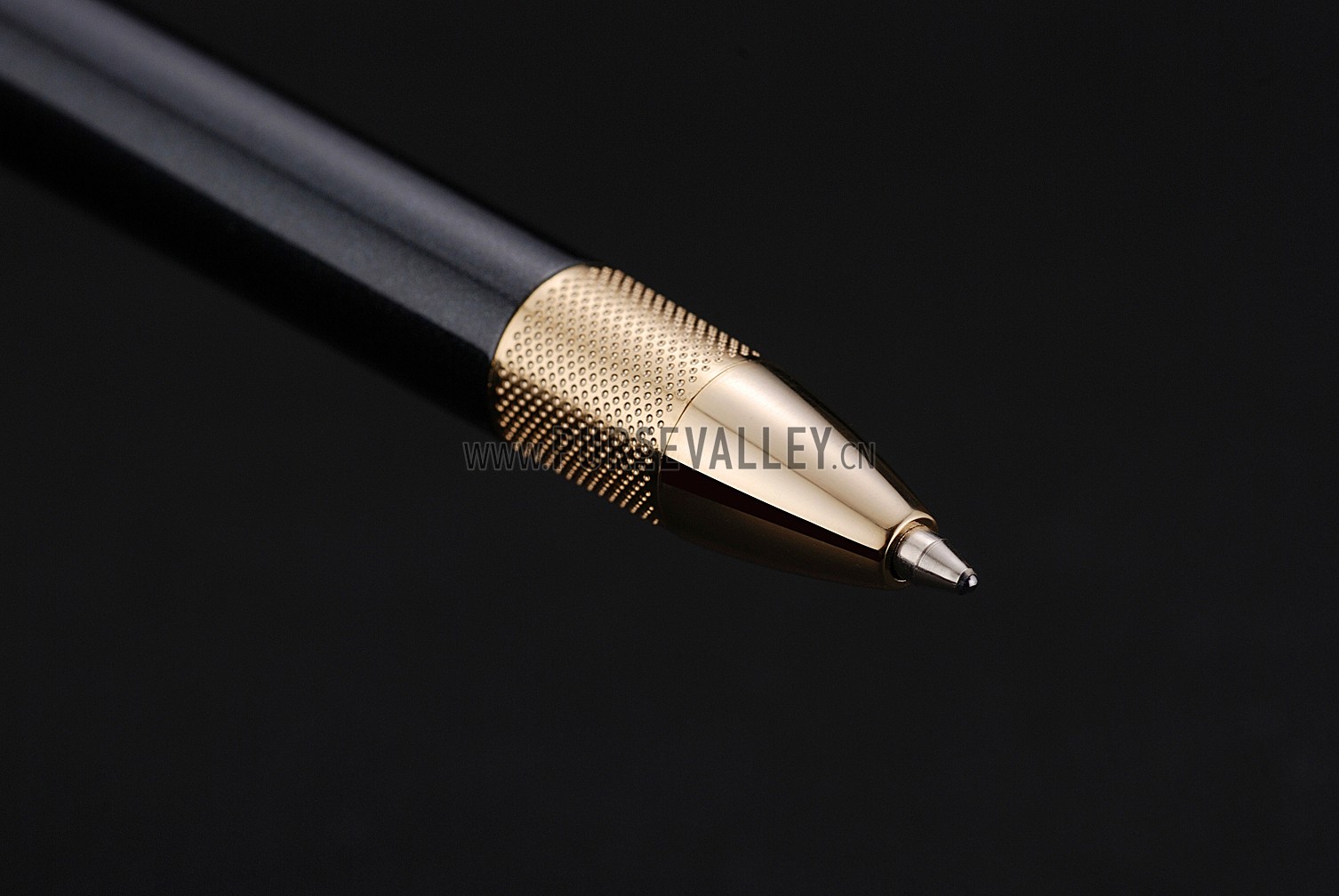 Bentley Gold Rimmed Black Ballpoint Pen 622790