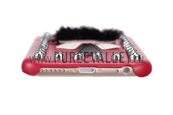 Fendi Karlito Red Studded Case for iPhone 6/6S 18926694
