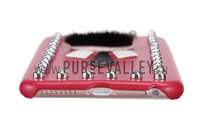 Fendi Karlito Red Studded Case for iPhone 6 Plus/6S Plus 18926695