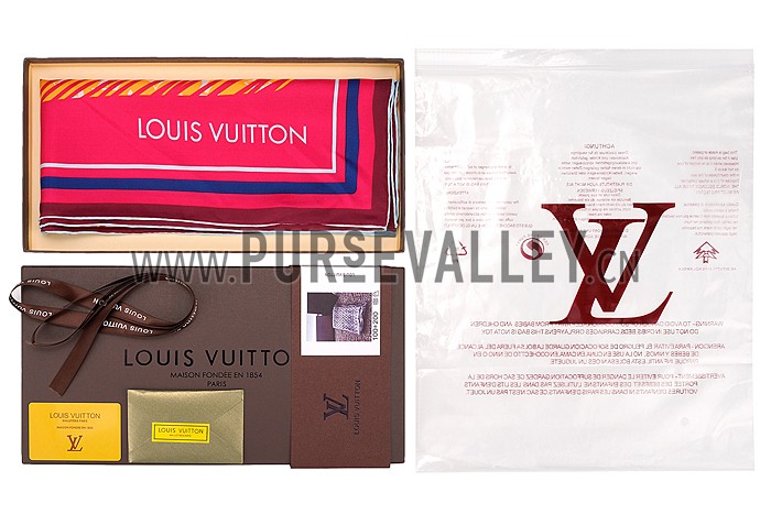 Louis Vuitton Alma Print Scarf Red 621816