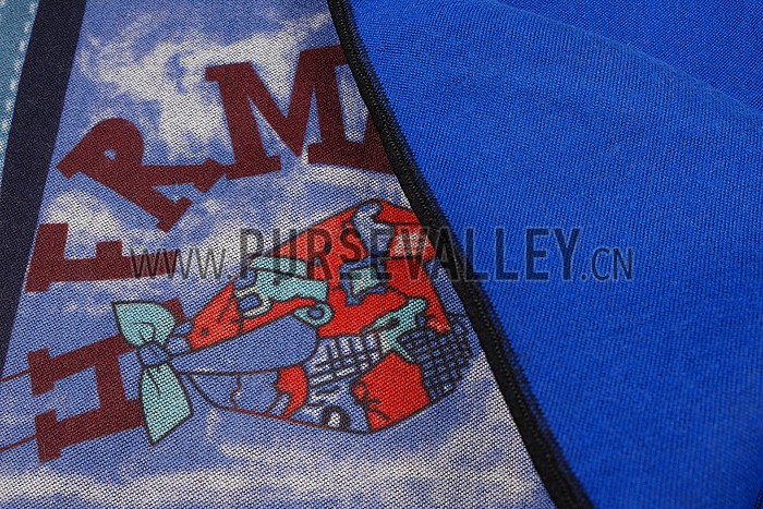 Hermes Retro Scarf Black 621794