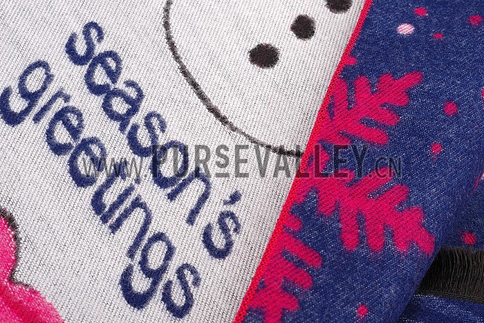 Hermes Santa Bold Print Fuchsia 621798