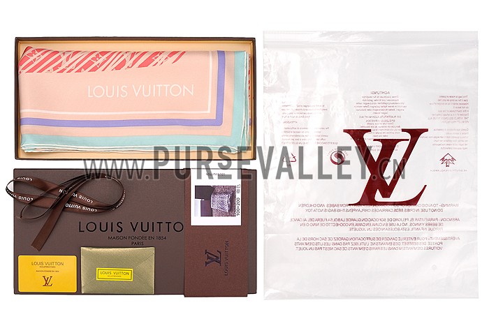 Louis Vuitton Alma Print Scarf Pink 621815