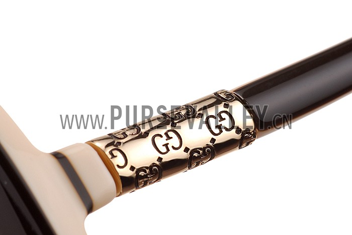 Gucci Guccissima Pattern Beige Frame Sunglasses 308082