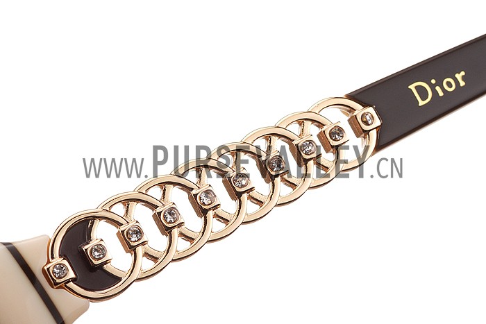 Christian Dior Brillance Beige Frame Sunglasses 308063