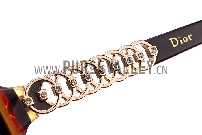 Christian Dior Brillance Brown Frame Sunglasses 308064
