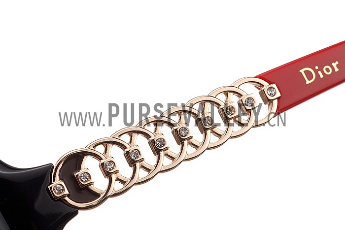 Christian Dior Brillance Red Frame Sunglasses 308066