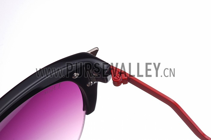 Dior Zig-Zag Red Rims Sunglasses 307871