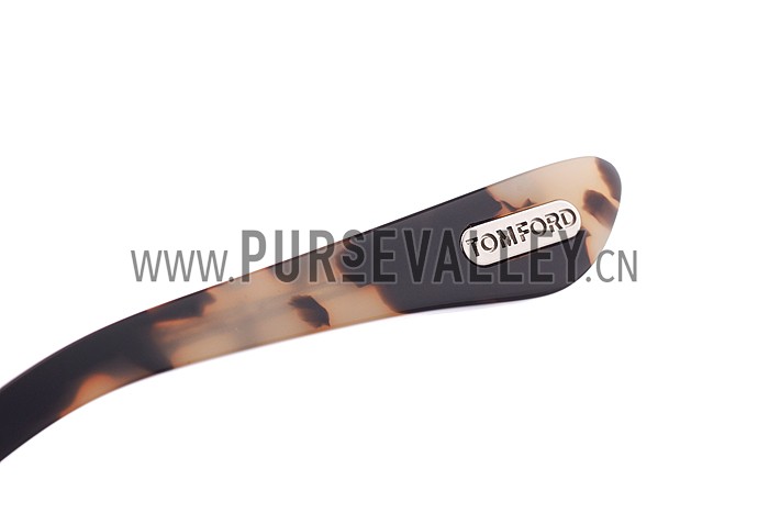 Tom Ford Cyrille Aviator Animal Print Frame Sunglasses 307898