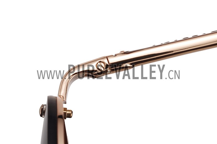 Dolce and Gabbana Pilot Gold Frame Sunglasses 308194