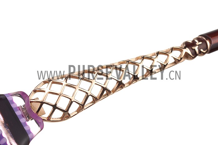 Gucci Diamantissima Purple Frame Sunglasses 308089